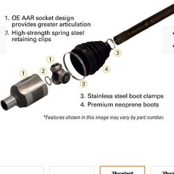 Elantra 5th Gen  CV Axle Assembly