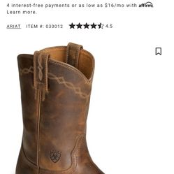 ARIAT MEN'S HERITAGE ROPER WESTERN BOOTS - ROUND TOE