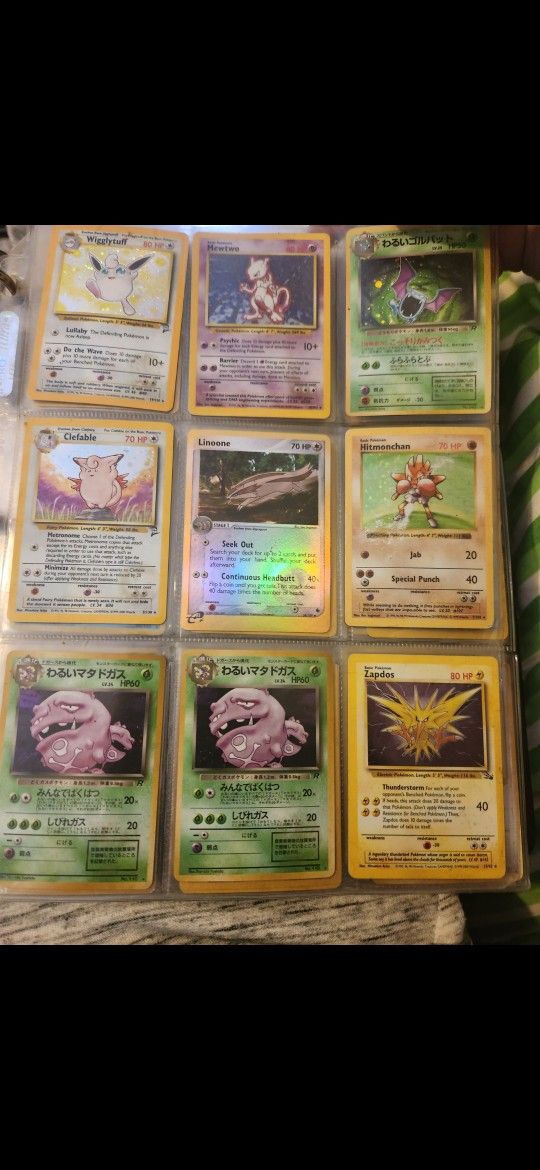 Rare Pokemon Cards Binder With Over 350 Holographic Rare Cards