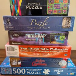 New 500/550 Piece Puzzles - $10 Each