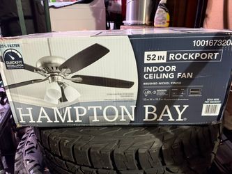 Hampton Bay Rockport 52-Inch Indoor Ceiling Fan