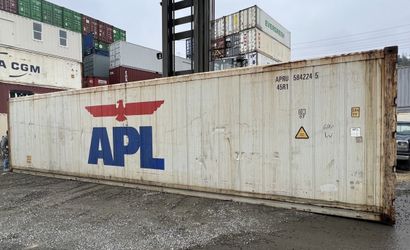 40'ft Used Non-Running Refrigeration Shipping Containers | Insulated