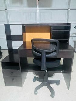 Desk with chair