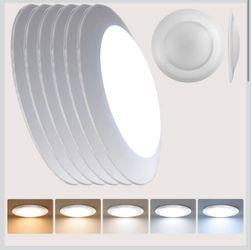 Disc Light 7.5 Inch - All Packs (6, 5 CCT | White)