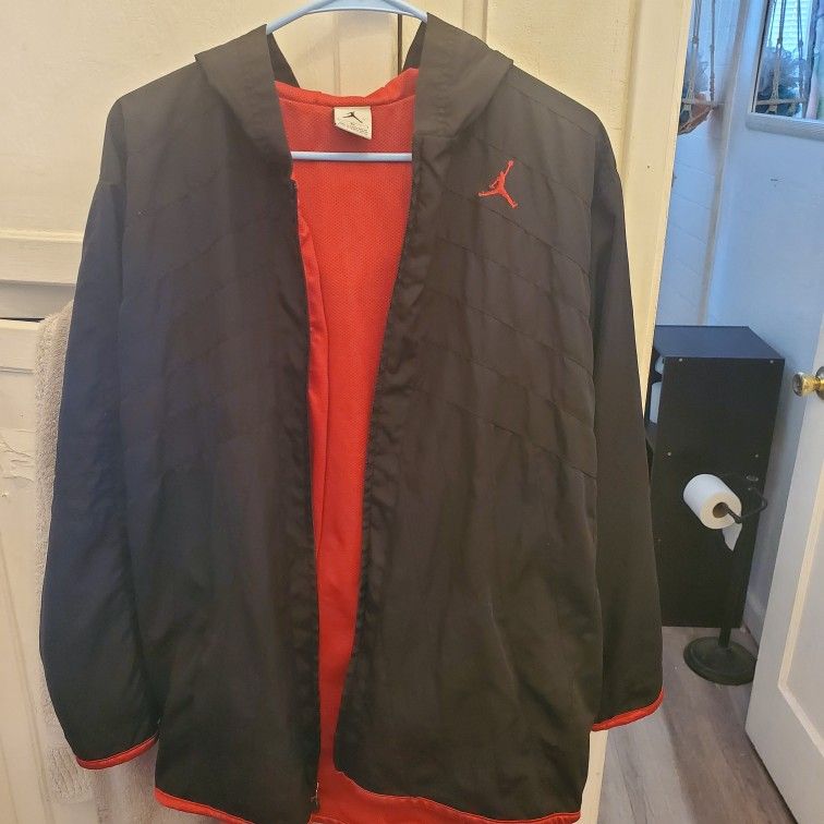 Air Jordan Black Zip Up Hoodie