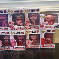 Funko Pops Valentine’s Day Star Wars PICK UP GRAND AND HARLE IN ELMWOOD PARK