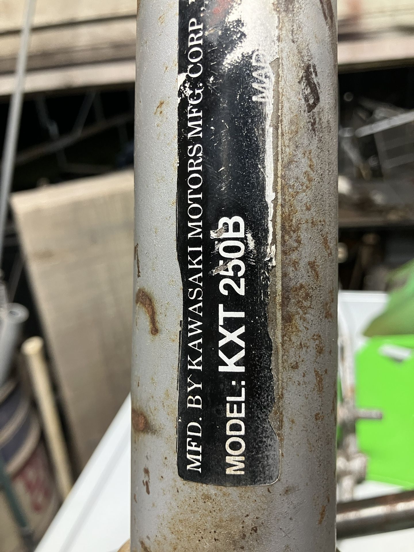 1986 Kawasaki Tecate KXT 250