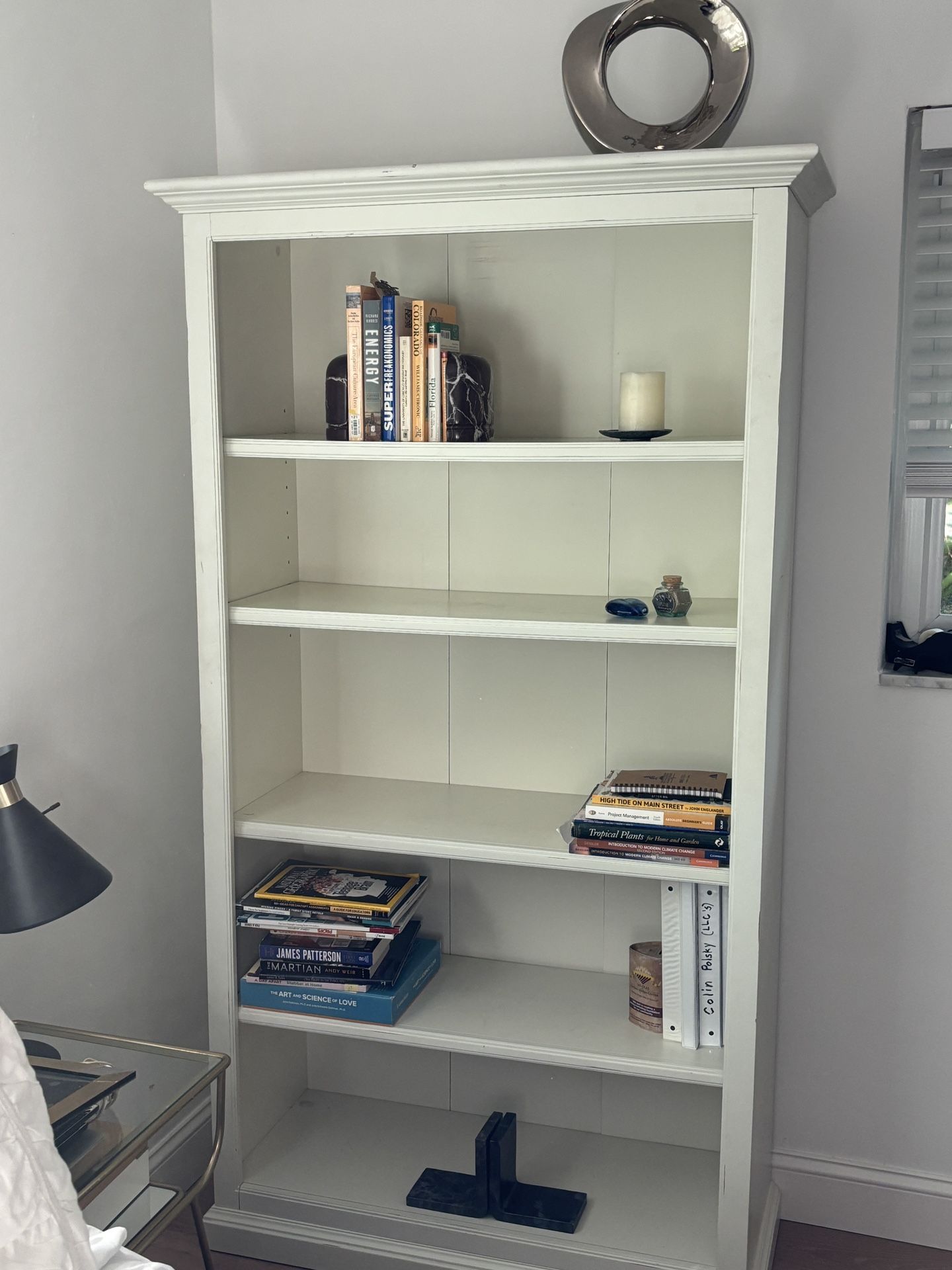 Gorgeous Hardwood Crate & Barrel Bookshelf