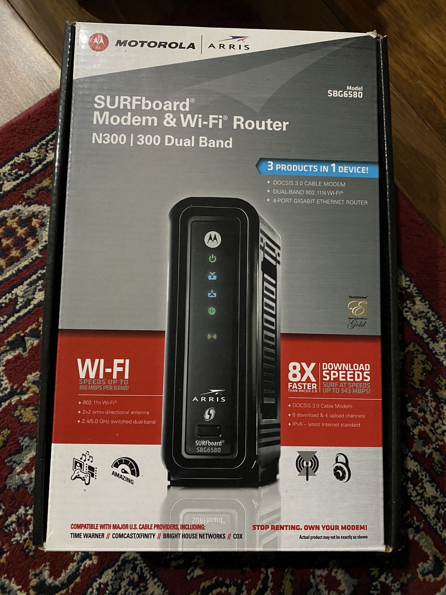 Motorola SBG6580 Modem And Wi-Fi Router