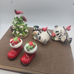 Vintage Salt & Pepper Shakers Lot (3 Sets)