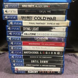 PS4 Ps5 Games