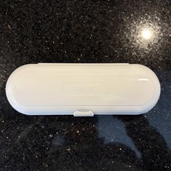 Philips Sonicare Traveling Case Only that Holds One Toothbrush & Two Heads White