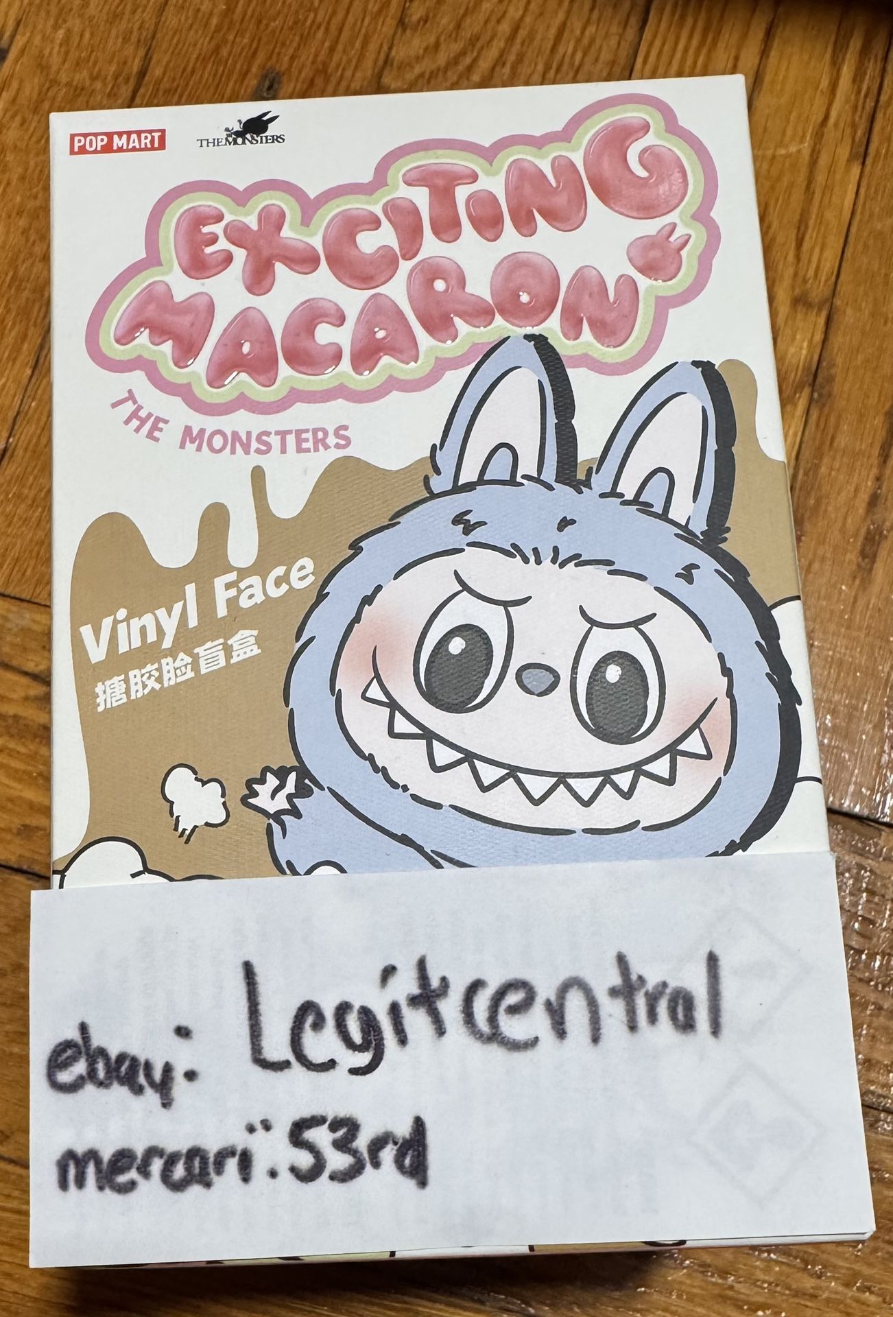Authentic POP MART LABUBU The Monsters Exciting Macaron Vinyl Plush Blind Box