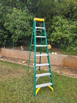Werner 8ft fiberglass ladder