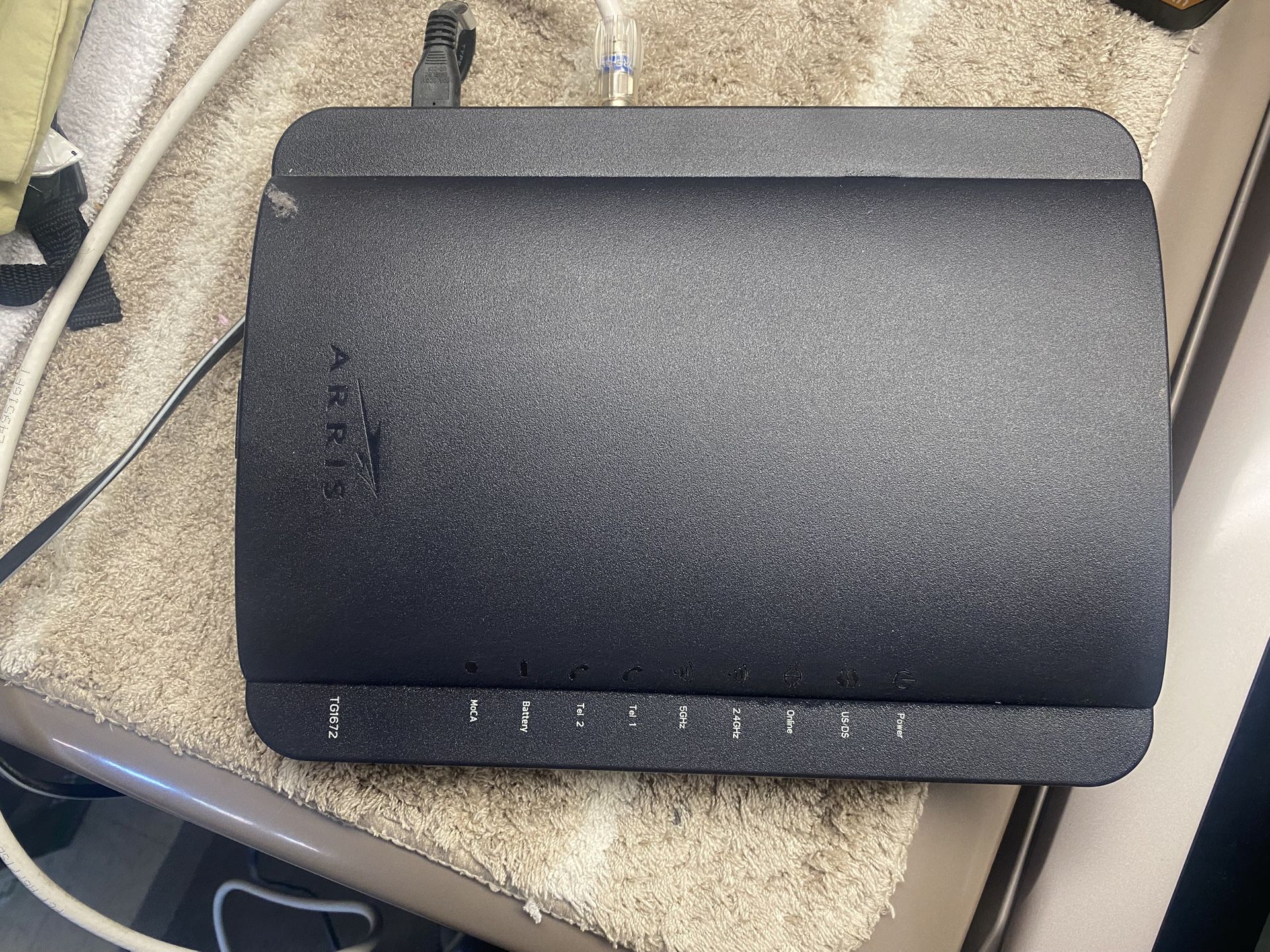 Arris TG1672 Fast Speed Modem/Router In One