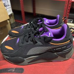 🔥 Puma RS-X Black Purple Orange 🐆🟣🟠 Size 8.5 👟 Used 🔥