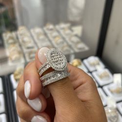 10k women’s diamond ring Set On Sale Downtown 