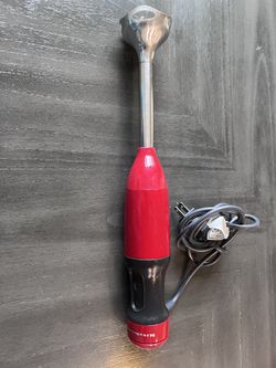 KitchenAid Hand Blender – Red/Black, Great Condition