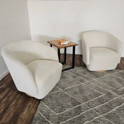Costco Henredon Murphy Swivel Boucle Chair - FREE DELIVERY