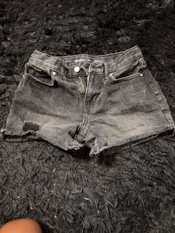 Old Navy Black Denim Cutoff Shorts