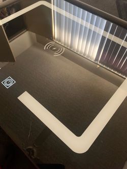 Luxury Smart Nightstand – Bluetooth Speaker, Wireless Charging & Fingerprint Lock
