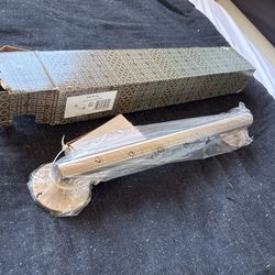 Shower Grab Bar 18” Gold Brizio Brand New 