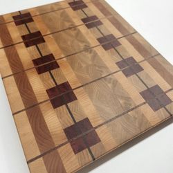 Handmade End Grain "Plaid" Cuttingboard