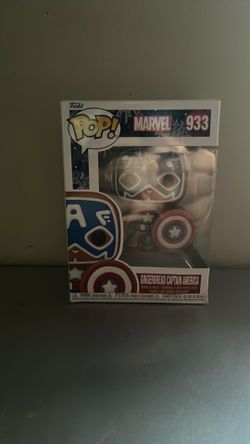 Funko Pop! Marvel Gingerbread Captain America #933
