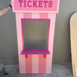 Plywood ticket Booth Display
