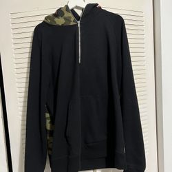 Bape camo hoodie black & green original Size XL