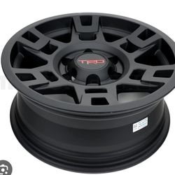 PTR20-35110-BK Toyota 17" TRD PRO Wheels OEM Matte Black