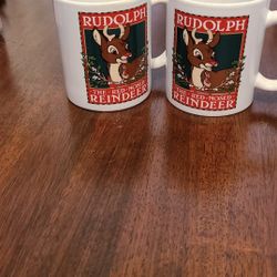 Rudolph Set Of 2 Mugs