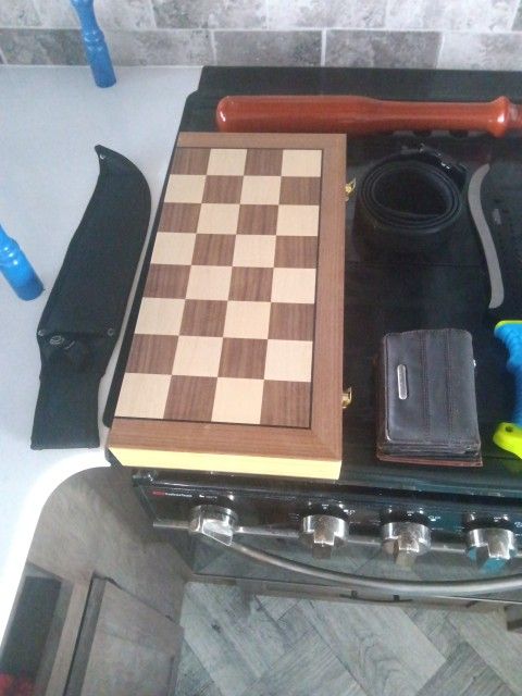 wood chess board