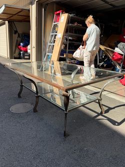 Metal furniture set