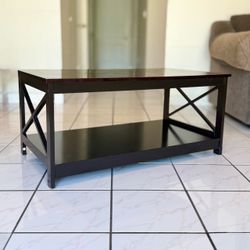 ☕️  Espresso Coffee Table with Storage