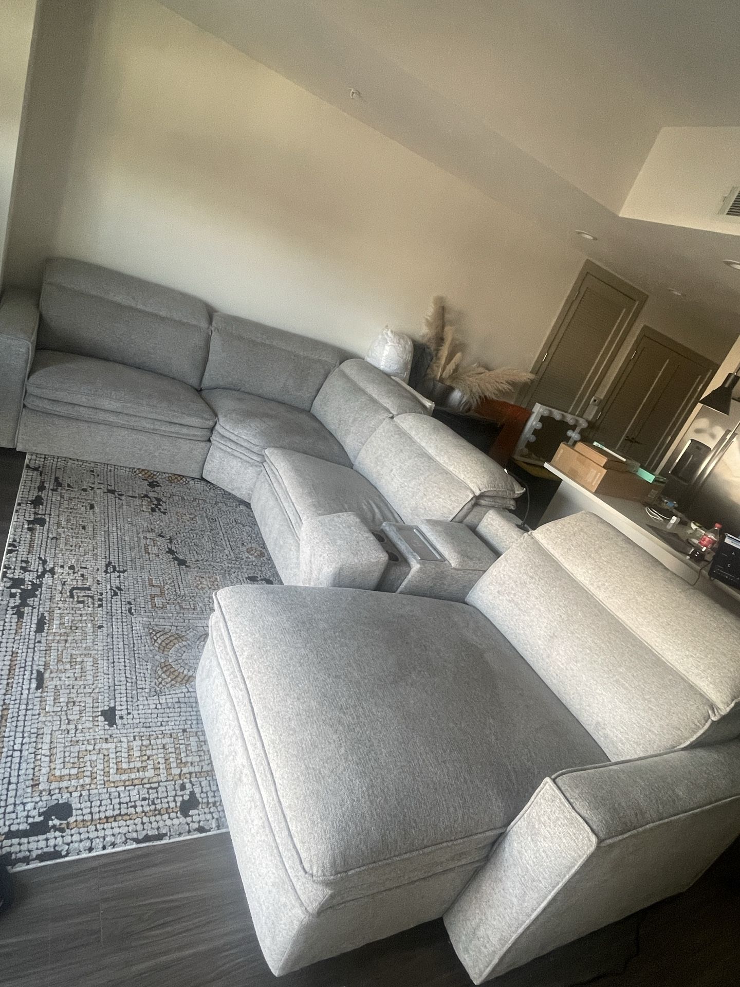 5pc Electric Sectional Couch