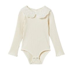 Zara Premium Embroidered T-shirt Bodysuit ( Size 12-18 Months )
