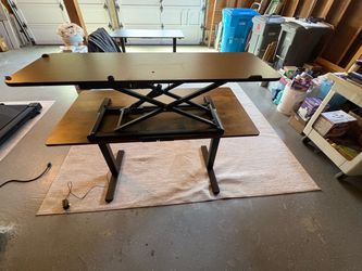 VIVO 48" Black Standing Desk Converter DESK-V048KB