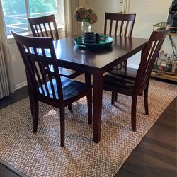 Espresso Wood dining Set