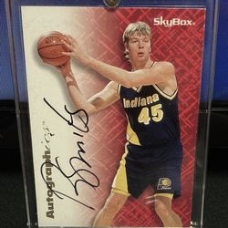 Auto Graphed Rik Smits Card