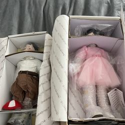 BEST OFFER 💰. 2 ORIGINAL NEW VINTAGE SPANKY AND DARLA DOLLS.  ORIGINAL BOXES AND PAPERS.  NEVER OPENED OR USED.  ALL VINTAGE ORIGINALS.  