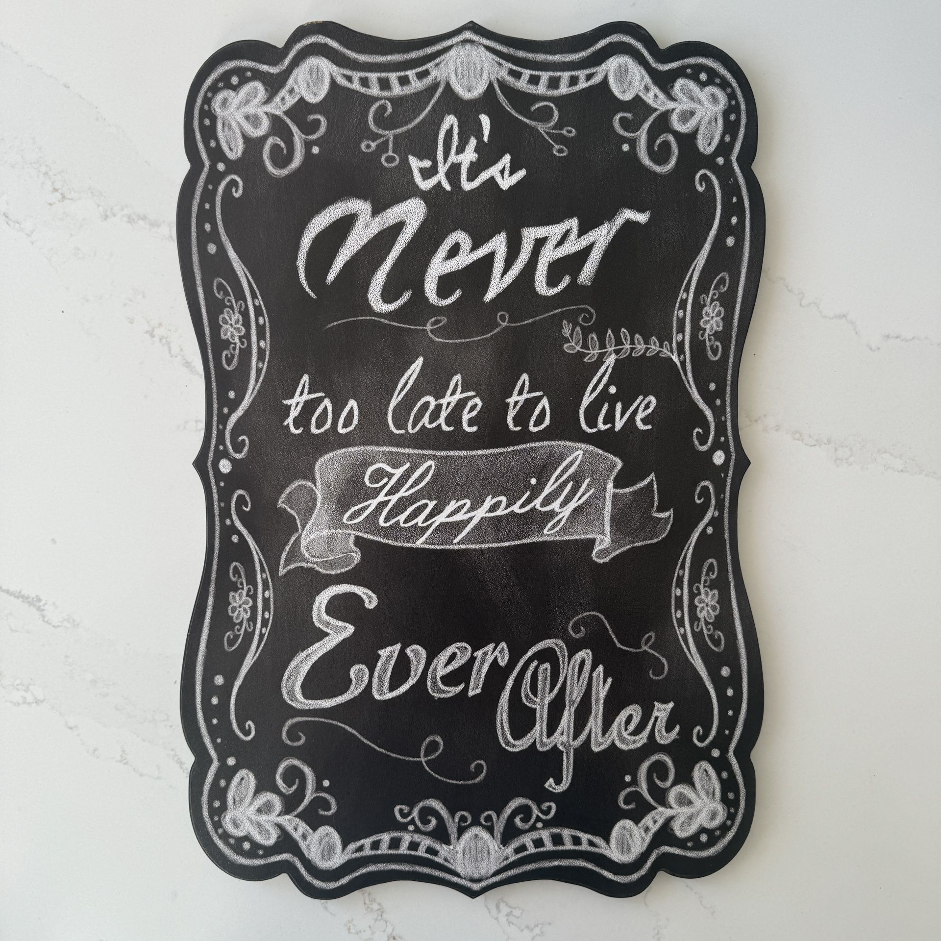 Chalkboard Wedding Sign