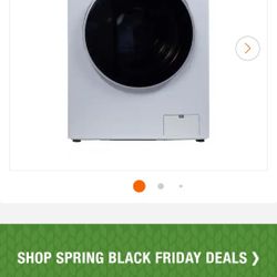 1.62 cu. Ft./15lbs Fully Built-in All-in-One Washer Dryer Combo