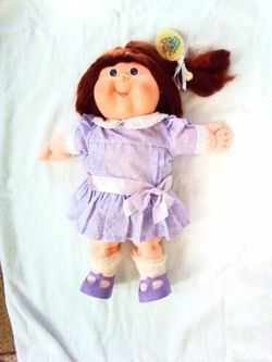 Cabbage Patch Kid 17" tall Cornsilk "GROWING HAIR" Doll (1987 Vintage)