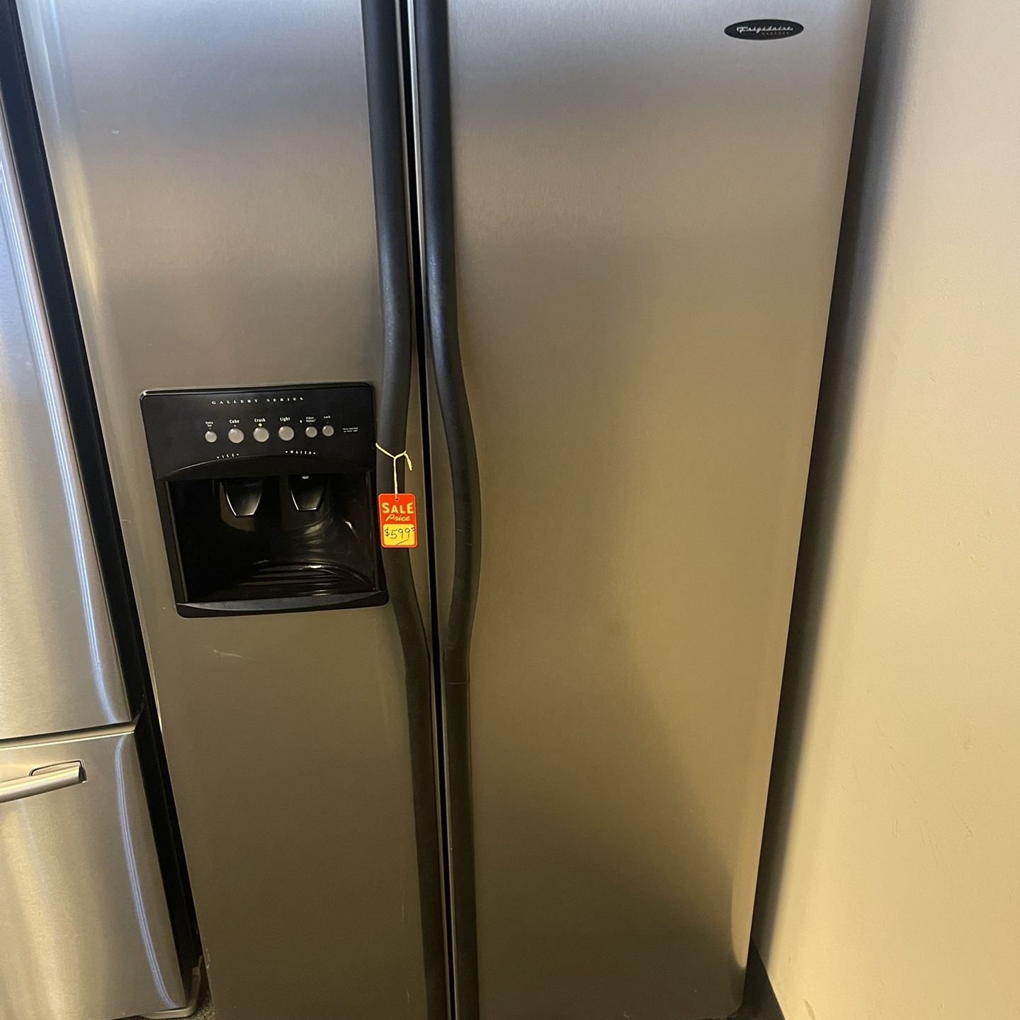 Frigidaire Stainless Steel Side By Side Refrigerator 