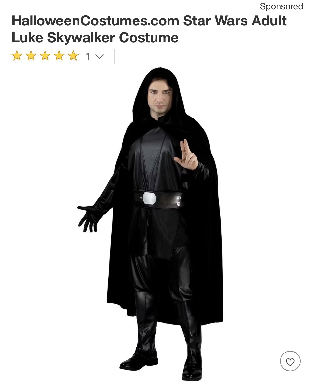 luke skywalker costume