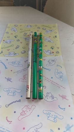 Vintage Sanrio Keroppi Pencil Set