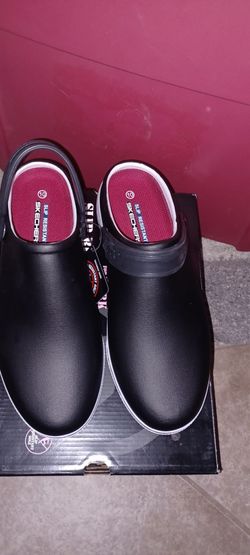Skechers Work Slip Resistant Clogs Size 10