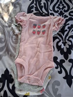 Baby Girl Onesies Bundle With 3 Pairs Of Baby Girl Socks