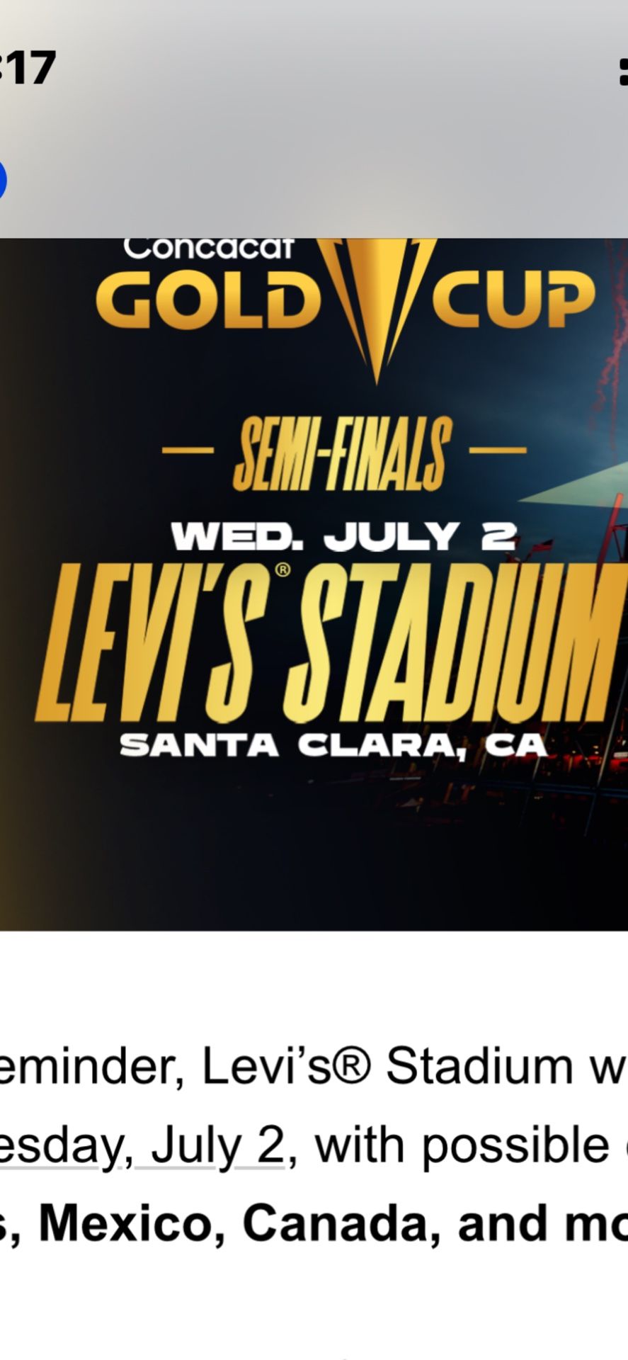 Gold Cup Tickets 